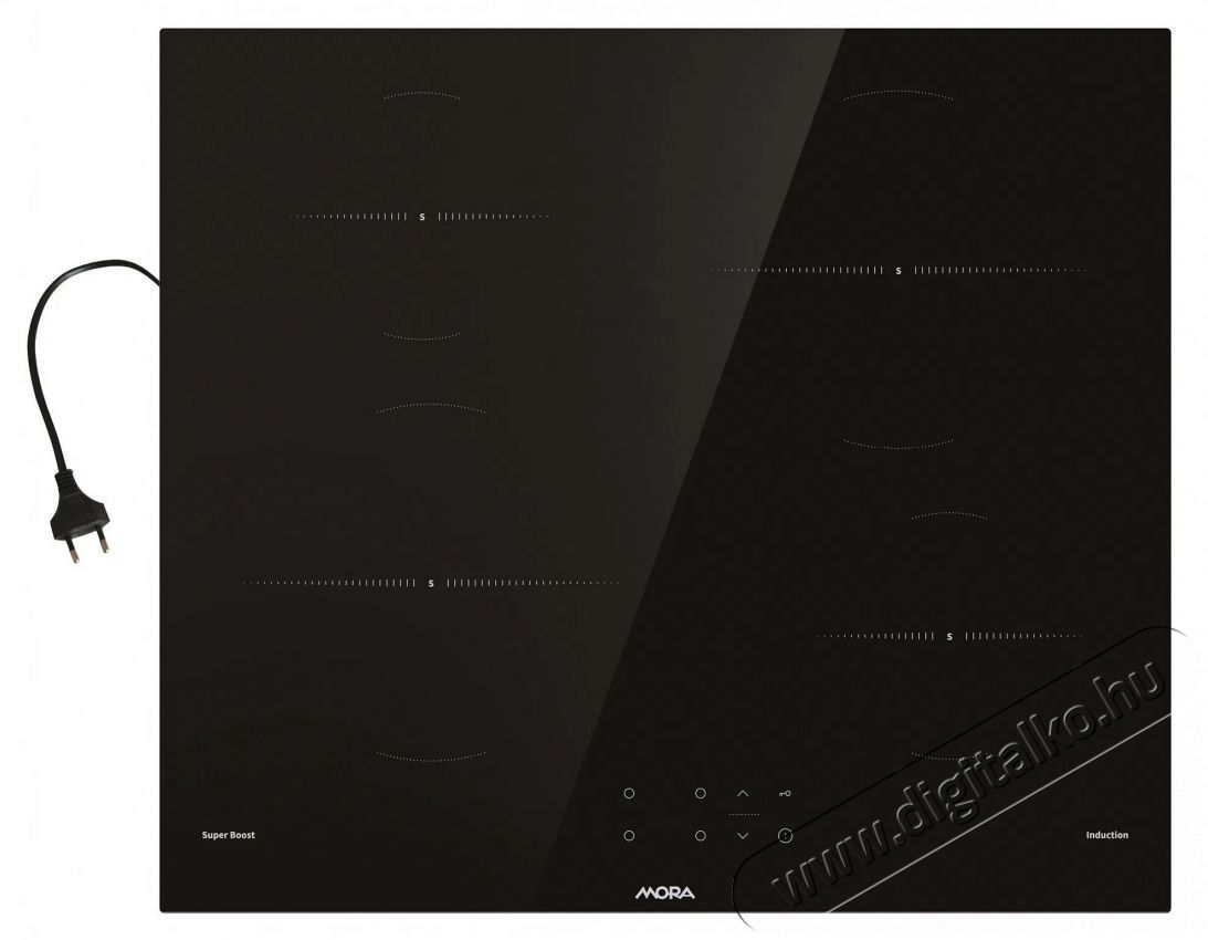 Mora VDIT 661 C Konyhai term&eacute;kek - S&uuml;tő-főzőlap, tűzhely (be&eacute;p&iacute;thető) - Indukci&oacute;s főzőlap (be&eacute;p&iacute;thető) - 515689