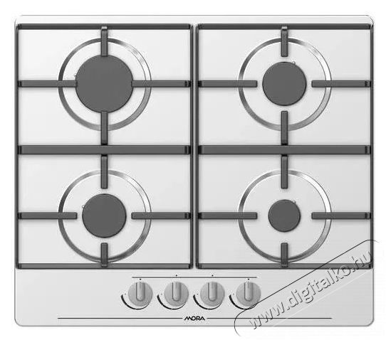 Mora VDP 647X2 Konyhai term&eacute;kek - S&uuml;tő-főzőlap, tűzhely (be&eacute;p&iacute;thető) - G&aacute;zfőzőlap (be&eacute;p&iacute;thető) - 515700