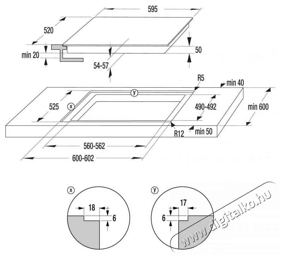 Mora VDSS 654 FFW Konyhai term&eacute;kek - S&uuml;tő-főzőlap, tűzhely (be&eacute;p&iacute;thető) - Elektromos főzőlap (be&eacute;p&iacute;thető) - 515688