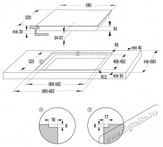 Mora VDSS 654 FFW Konyhai term&eacute;kek - S&uuml;tő-főzőlap, tűzhely (be&eacute;p&iacute;thető) - Elektromos főzőlap (be&eacute;p&iacute;thető) - 515688
