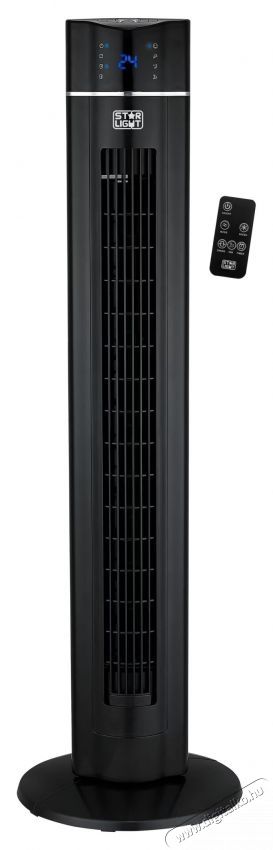 Star-Light VTS-001 toronyventil&aacute;tor, 60 W, oszcill&aacute;ci&oacute;, időz&iacute;tő, t&aacute;vir&aacute;ny&iacute;t&oacute;, belső hőm&eacute;rs&eacute;klet kijelző H&aacute;ztart&aacute;s / Otthon / K&uuml;lt&eacute;r - Ventil&aacute;tor / L&eacute;gkondicion&aacute;l&oacute; - &Aacute;ll&oacute; / padl&oacute; ventil&aacute;tor - 534694