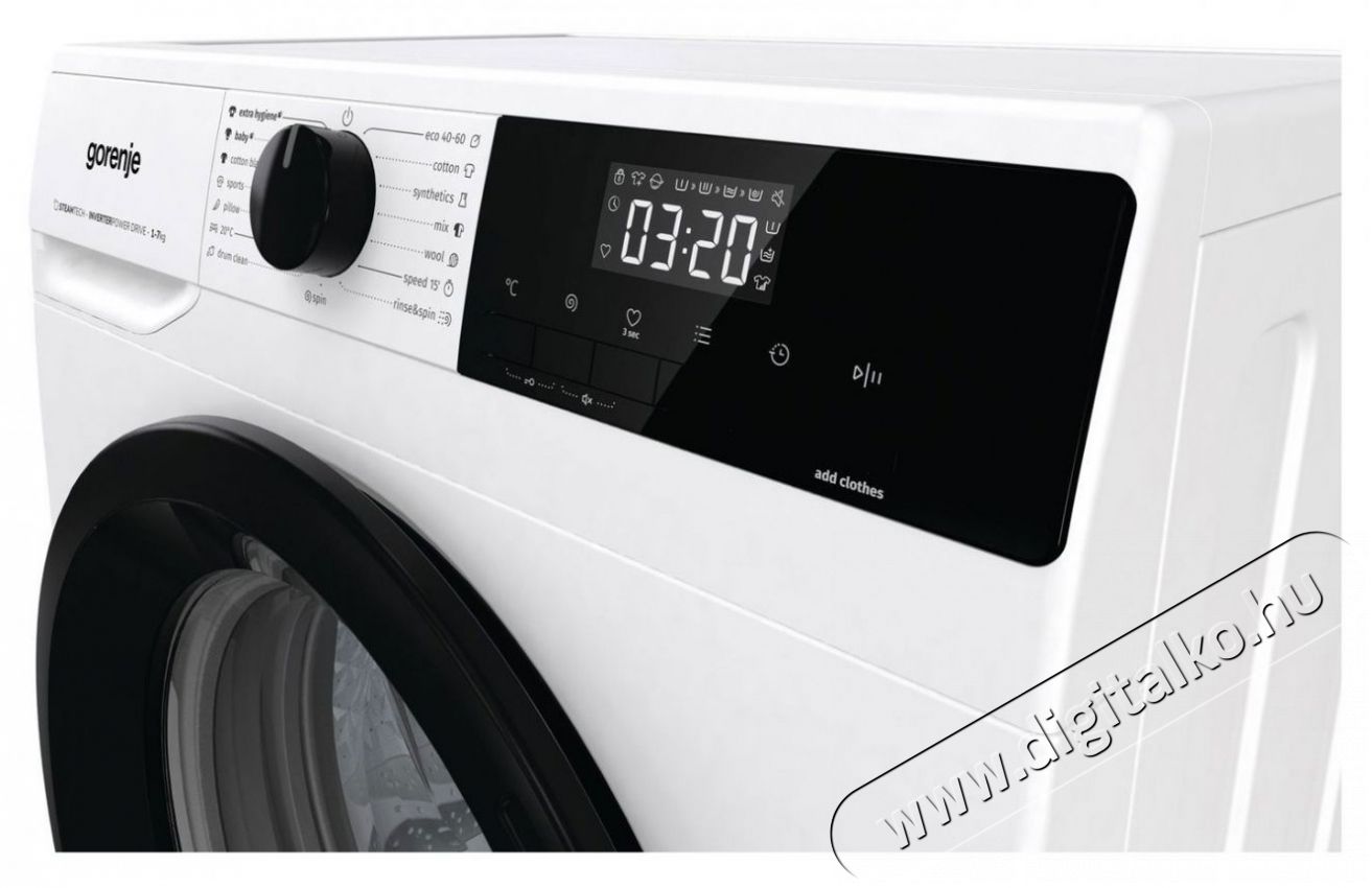 Gorenje WNHEI74SAS SteamTech H&aacute;ztart&aacute;s / Otthon / K&uuml;lt&eacute;r - Mos&oacute;g&eacute;p / sz&aacute;r&iacute;t&oacute;g&eacute;p - El&ouml;lt&ouml;ltős keskeny (45cm-ig) mos&oacute;g&eacute;p - 515435