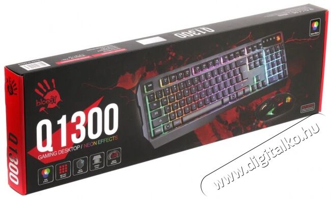 A4-Tech A4-tech Q1300 (Q135+Q50) billentyűzet + egér Iroda és számítástechnika - Billentyűzet / billentyűzet szett - Vezetékes - 359729