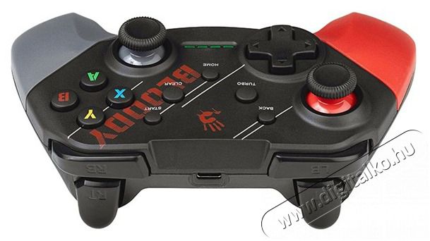 A4-Tech A4TJOY47405 Bloody GPW 50 PC/PS3 vezet&eacute;k n&eacute;lk&uuml;li fekete-piros kontroller Iroda &eacute;s sz&aacute;m&iacute;t&aacute;stechnika - J&aacute;t&eacute;k konzol - Kontroller - 514791