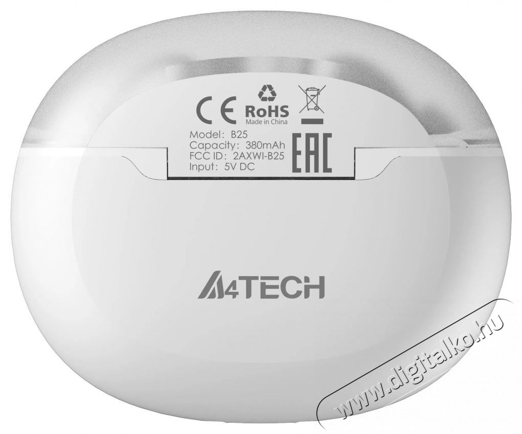 A4-Tech B25 TWS feh&eacute;r Audio-Video / Hifi / Multim&eacute;dia - F&uuml;l &eacute;s Fejhallgat&oacute;k - F&uuml;lhallgat&oacute; - 524017