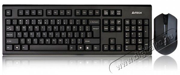 A4-Tech 3000N vezeték nélküli billentyűzet HU + egér Iroda és számítástechnika - Billentyűzet / billentyűzet szett - Vezeték nélküli - 323488