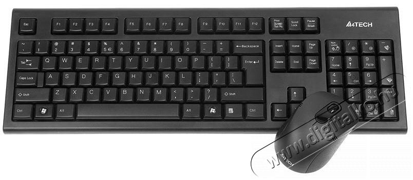 A4-Tech 7100N vezeték nélküli billentyűzet HU + egér Iroda és számítástechnika - Billentyűzet / billentyűzet szett - Vezeték nélküli - 323489