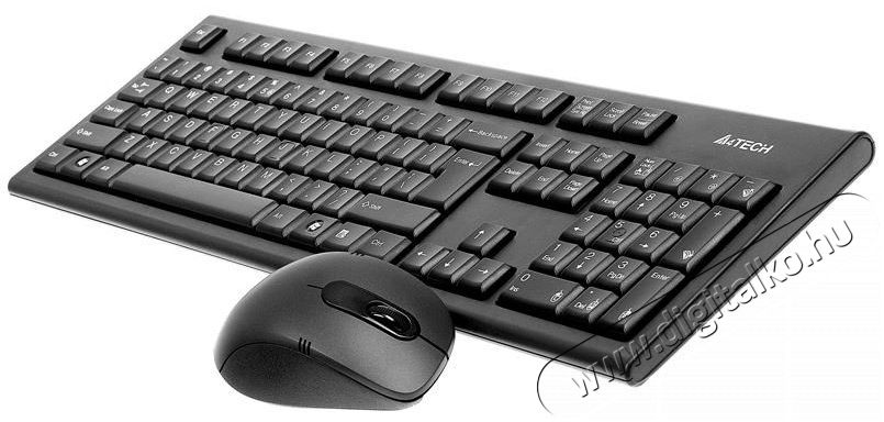 A4-Tech 7100N vezeték nélküli billentyűzet HU + egér Iroda és számítástechnika - Billentyűzet / billentyűzet szett - Vezeték nélküli - 323489