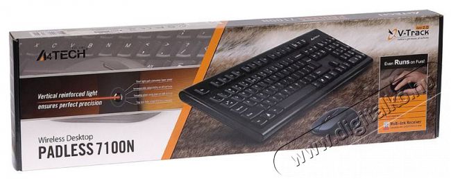 A4-Tech 7100N vezeték nélküli billentyűzet HU + egér Iroda és számítástechnika - Billentyűzet / billentyűzet szett - Vezeték nélküli - 323489