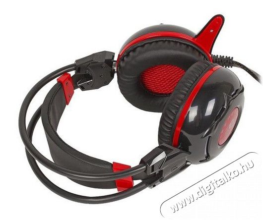 A4-Tech Bloody G300 sztereó USB Gamer headset - fekete/piros Audio-Video / Hifi / Multimédia - Fül és Fejhallgatók - Fejhallgató mikrofonnal / headset - 323624