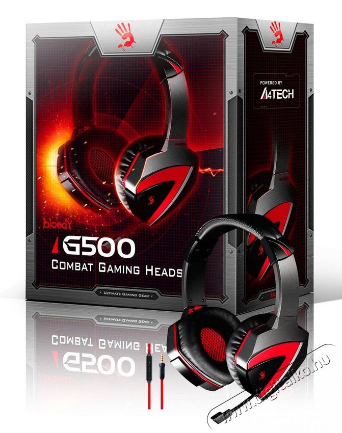 A4-Tech Bloody G500 sztereo USB Gamer headset Audio-Video / Hifi / Multimédia - Fül és Fejhallgatók - Fejhallgató mikrofonnal / headset - 323625