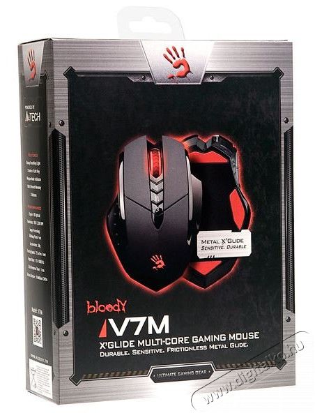 A4-Tech Bloody V7M optikai USB Multi-Core GUN3 gamer egér Iroda és számítástechnika - Egér - Vezetékes egér - 323807