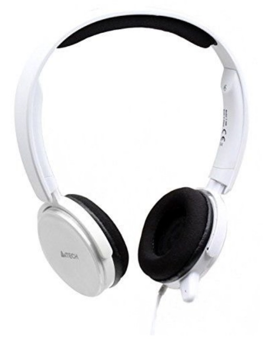 A4-Tech T-500 Personalize Me mikrofonos sztereó headset - fehér Audio-Video / Hifi / Multimédia - Fül és Fejhallgatók - Fejhallgató mikrofonnal / headset - 323821