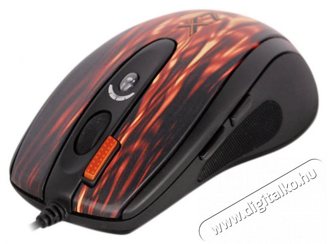 A4-Tech XL-750BK-2 lézer USB Gamer egér - vörös mintás Iroda és számítástechnika - Egér - Vezetékes egér - 323861