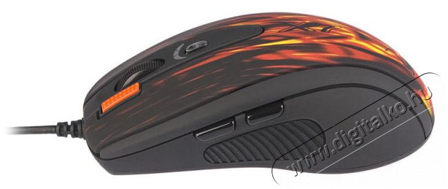 A4-Tech XL-750BK-2 lézer USB Gamer egér - vörös mintás Iroda és számítástechnika - Egér - Vezetékes egér - 323861
