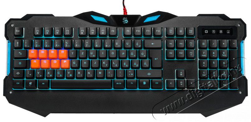A4-Tech B328 Bloody USB LED mechanikus gamer billentyűzet - fekete Iroda és számítástechnika - Billentyűzet / billentyűzet szett - Vezetékes - 323884