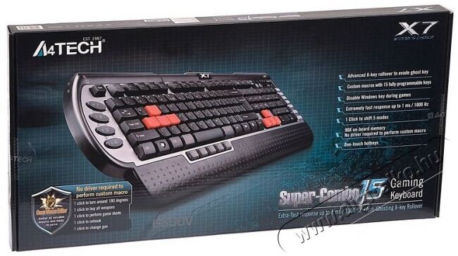 A4-Tech X7-G800V USB Gamer billentyűzet HU Iroda és számítástechnika - Billentyűzet / billentyűzet szett - Vezetékes - 323480