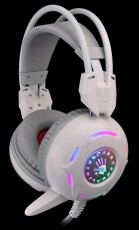 A4-Tech Bloody G300 sztereó USB Gamer headset - fehér Audio-Video / Hifi / Multimédia - Fül és Fejhallgatók - Fejhallgató mikrofonnal / headset - 338169
