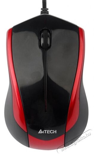 A4-Tech N-400-2 V-Track USB egér - piros/fekete Iroda és számítástechnika - Egér - Vezetékes egér - 323808