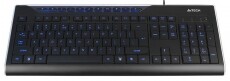 A4-Tech X-Slim KD-800L USB kék ledes billentyűzet HU Iroda és számítástechnika - Billentyűzet / billentyűzet szett - Vezetékes - 323805