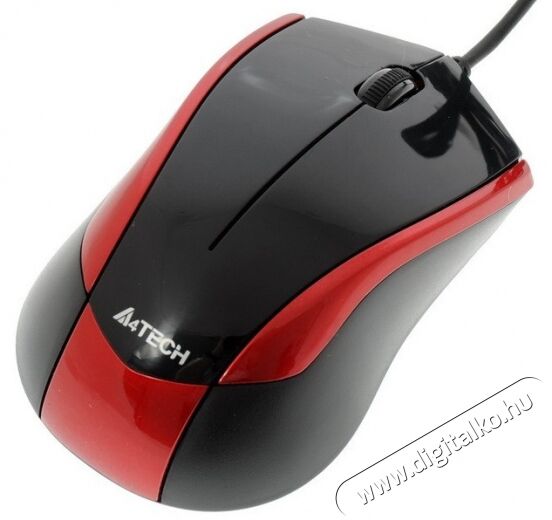 A4-Tech N-400-2 V-Track USB egér - piros/fekete Iroda és számítástechnika - Egér - Vezetékes egér - 323808