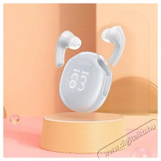 Acefast  T9 White Audio-Video / Hifi / Multimédia - Fül és Fejhallgatók - Fülhallgató mikrofonnal / headset - 518492