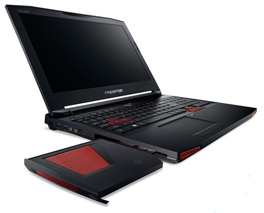 Acer Predator G9-593-73U7 15,6" FHD IPS/Intel Core i7-7700HQ 2,8GHz/8GB/256GB+1TB/DVD író/fekete Iroda és számítástechnika - Notebook - 311124