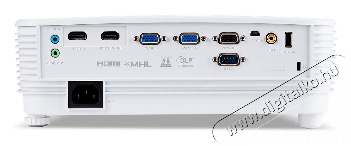 Acer P1250B XGA 3600L HDMI LAN 10 000 óra DLP 3D projektor Televíziók - Kivetítő - Kivetítő - 339518