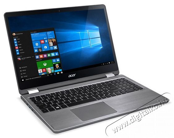 Acer Aspire R5-571TG-78S0 15,6" FHD IPS touch/Intel Core i7-7500U 2,7GHz/8GB/256GB/Win10/acélszürke Iroda és számítástechnika - Notebook - 311055