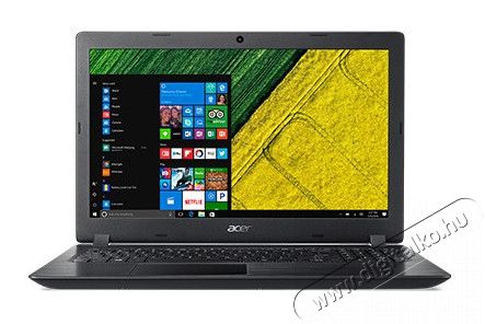 Acer Aspire A315-33-C91C 15,6/Intel Celeron N3060/4GB/128GB/Int. VGA/Win10/fekete laptop Iroda és számítástechnika - Notebook - 339513