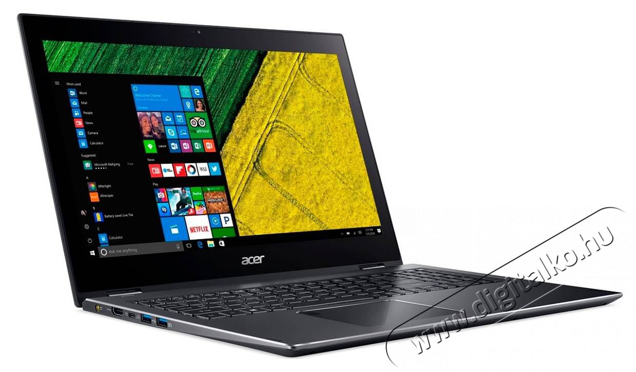 Acer Spin 5 SP515-51N-83EF 15,6 FHD IPS/Intel Core i7-8550U/8GB/256GB+1TB/Int. VGA/Win10/szürke laptop Egyéb - Nem forgalmazzuk ! - 339521