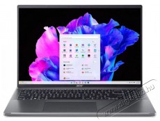 Acer Swift Go OLED SFG16-71-51JR 163,2K/Intel Core i5-13500H/16GB/512GB/Int.VGA/Win11/szürke laptop Iroda és számítástechnika - Notebook - 497175