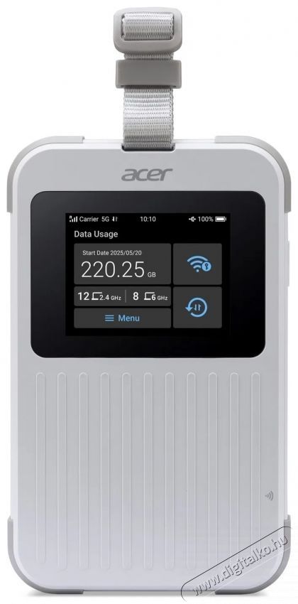 Acer Connect M6E Hordozhat&oacute; 5G/LTE mobil hotspot + 20 GB SIM Iroda &eacute;s sz&aacute;m&iacute;t&aacute;stechnika - H&aacute;l&oacute;zat - Router - 532412