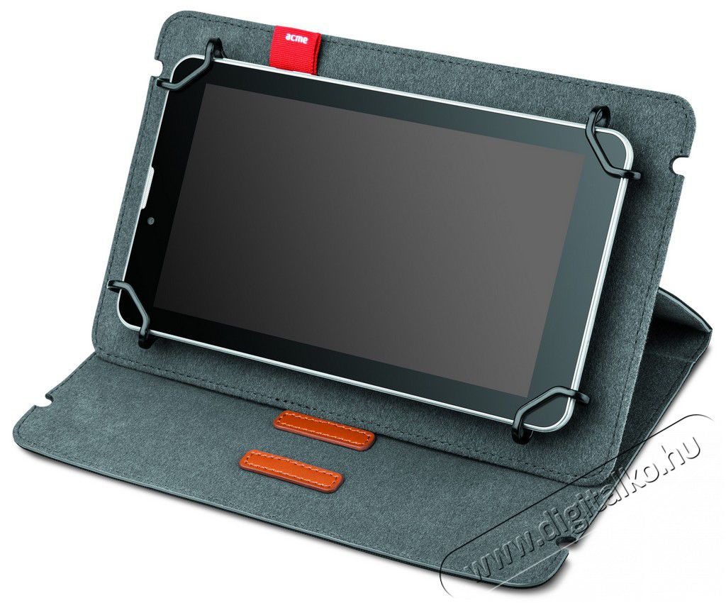 Acme 8T43GR Loop 7-8 tablet tok és állvány - szürke Mobil / Kommunikáció / Smart - Tablet / E-book kiegészítő, tok - Tablet tok - 323778