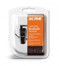 Acme BH03 Bluetooth headset Mobil / Kommunikáció / Smart - Mobiltelefon kiegészítő / tok - Headset - 323628