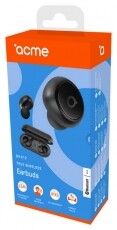 Acme BH412 True Wireless Bluetooth fülhallgató/headset fekete Audio-Video / Hifi / Multimédia - Fül és Fejhallgatók - Fülhallgató mikrofonnal / headset - 367371