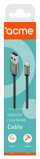 Acme CB2031G 1m lightning kábel - asztroszürke Mobil / Kommunikáció / Smart - Tablet / E-book kiegészítő, tok - Kábel - 367355
