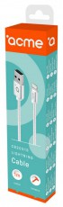 Acme CB2031S 1m lightning kábel - ezüst Mobil / Kommunikáció / Smart - Mobiltelefon kiegészítő / tok - Kábel / átalakító - 367357