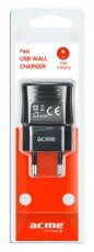 Acme CH08 1,2A USB fali gyorstöltő Mobil / Kommunikáció / Smart - Mobiltelefon kiegészítő / tok - Hálózati-, autós töltő - 323738
