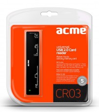 Acme CR03 USB kártyaolvasó Memória kártya / Pendrive - Kártya olvasó - 323685