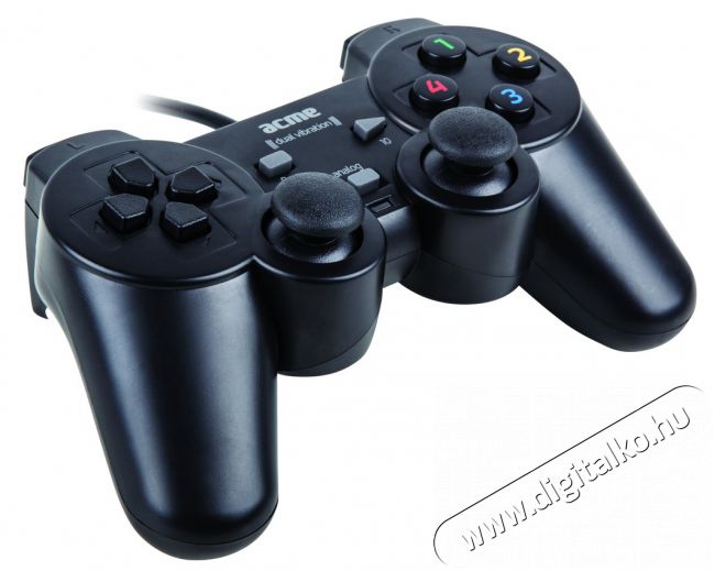 Acme GA-07 digitális rezgő vezetékes gamepad Iroda és számítástechnika - Számítógép tartozék - PC kontroller - 323690