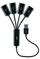 Acme HB410 USB2.0 HUB 4 portos Iroda és számítástechnika - Notebook kiegészítő - USB hub / elosztó - 323762