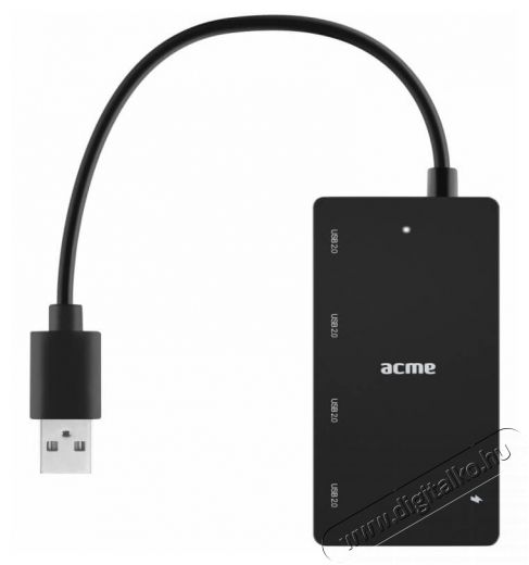 Acme HB510 4 portos USB 2.0 hub Iroda és számítástechnika - Notebook kiegészítő - USB hub / elosztó - 323899