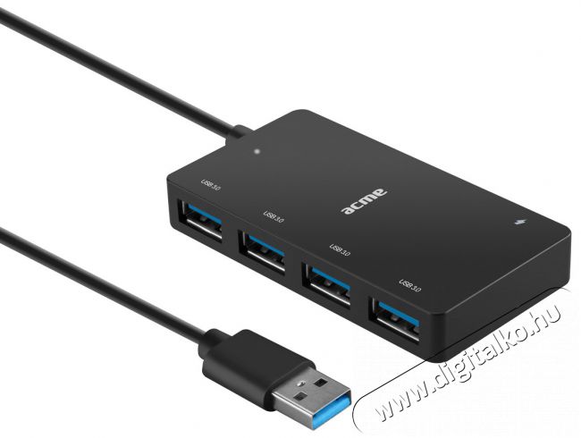 Acme HB520 4 portos USB 3.0 Hub Iroda és számítástechnika - Notebook kiegészítő - USB hub / elosztó - 323900