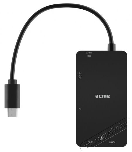 Acme HB550 Type-C 4 portos USB 3.0 hub + SD olvasó Iroda és számítástechnika - Notebook kiegészítő - USB hub / elosztó - 323847
