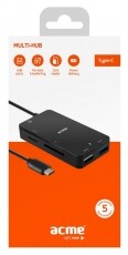 Acme HB550 Type-C 4 portos USB 3.0 hub + SD olvasó Iroda és számítástechnika - Notebook kiegészítő - USB hub / elosztó - 323847