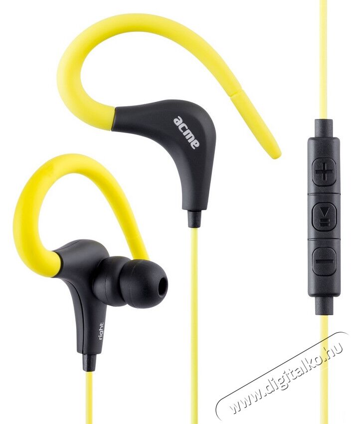 Acme HE17 Sport fülhallgató mikrofonnal és vezérlővel Audio-Video / Hifi / Multimédia - Fül és Fejhallgatók - Fülhallgató mikrofonnal / headset - 323448