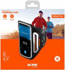 Acme MH08 6 sportkarpánt - fekete Mobil / Kommunikáció / Smart - Mobiltelefon kiegészítő / tok - Övtáska / karpánt futáshoz - 323450