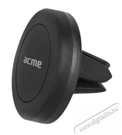 Acme MH11 univerzális szellőzőrácsba rögzíthető mágneses fekete autós tartó Mobil / Kommunikáció / Smart - Mobiltelefon kiegészítő / tok - Tartó / rögzítő / állvány - 325851