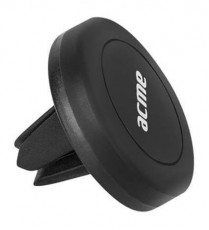 Acme MH11 univerzális szellőzőrácsba rögzíthető mágneses fekete autós tartó Mobil / Kommunikáció / Smart - Mobiltelefon kiegészítő / tok - Tartó / rögzítő / állvány - 325851
